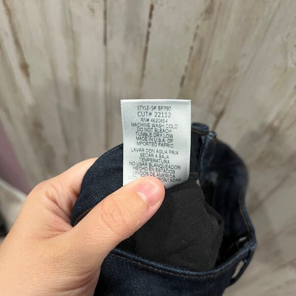 Just Black Denim USA Low Rise Skinny Jeans BP790 Size 28 Dark Wash Classic - Picture 5 of 8